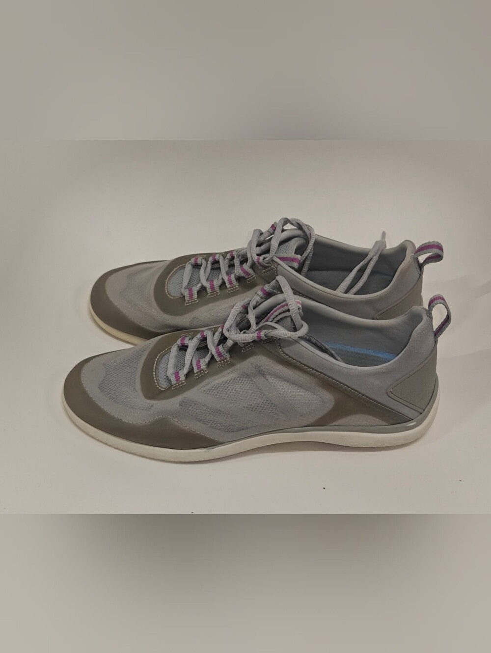 Lands End Womens Water Shoes Silver Size 11D Comfort Aqua Beach Shoes Replace In